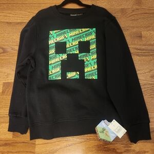 NWT, Boy's 'Mindcraft' sweatshirt, M
